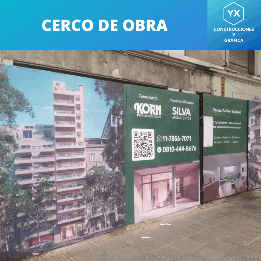 Cerco galvanizado de obra en Buenos Aires