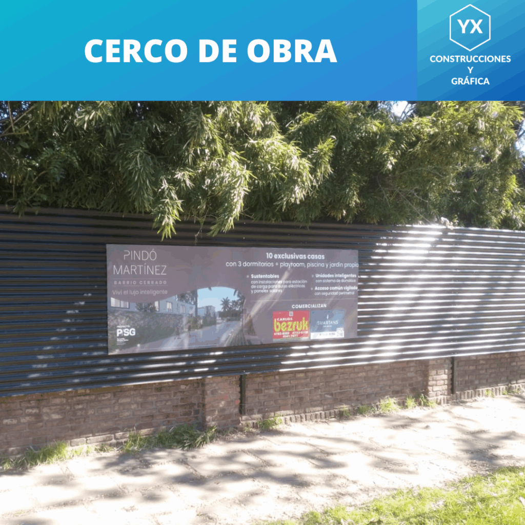 Publicidad en cercos de obra en CABA